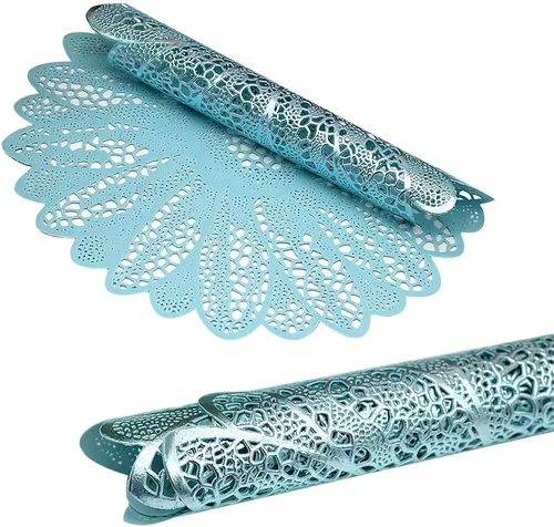 Miniatura 8 de Manteles individuales para mesa de cocina (4 y 8 unidades), resistentes al calor, manchas, antideslizante, aisladas