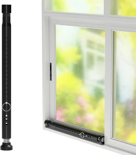 Barra de Seguridad para Puerta Corrediza, de 16 a 51 Pulgadas Ajustable, Barra de Seguridad para Puerta Corrediza de Patio y Ventana, Barras de