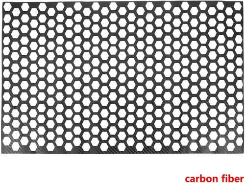 Miniatura 2 de MACHSWON Adhesivo de fibra de carbono/negro brillante para automóvil, 18.9 x 11.8 pulgadas, etiqueta de luz de PVC para la parte trasera del coche