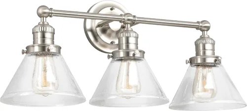 Miniatura 22 de Design House 519892 Kimball Industrial Farmhouse Luz de Pared Interior de 1 Luz con Pantalla de Metal para Pasillo, Baño, Cocina, Vestíbulo, Pintura