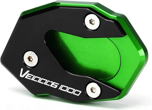 Almohadilla de extensión de pie lateral para Kawasaki para VERSYS 1000 SE para Versys 1000SE 2019 2021 2023 (color verde negro)