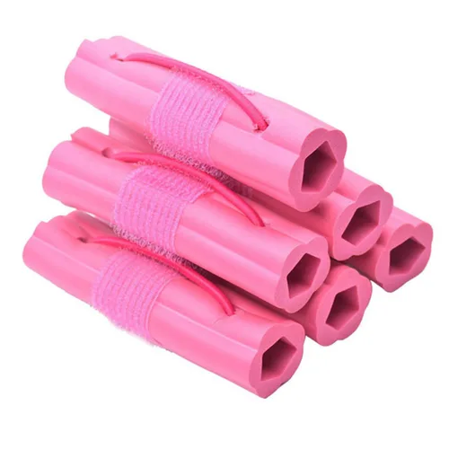 6 unids/set de esponja mágica de espuma para rizar el cabello, rodillos de pelo ondulado para viajes, uso doméstico, sin calor, rizadores de pelo