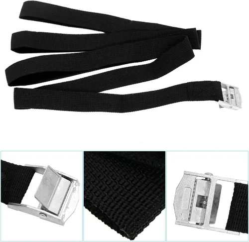 Miniatura 3 de Kit de Correa de Amarre Universal para Enfriadores, Kit de Amarre para Correas de Enfriadores, Correa de Amarre con Hebilla de Leva Compatible