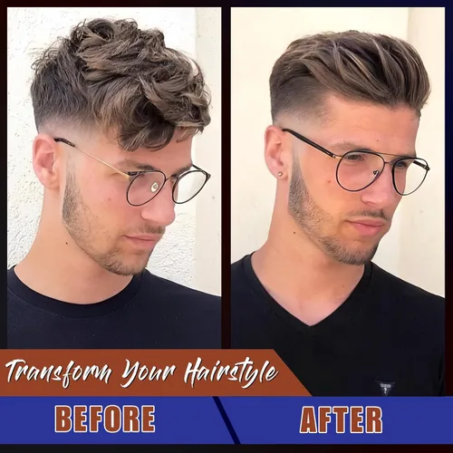 Miniatura 5 de ISUNRISE Polvo para peinar el cabello para hombres, polvo de textura, fácil de aplicar, peinado mate natural, texturizante y voluminizador, juego