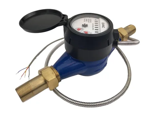 Miniatura 9 de DAE Medidor de agua caliente sin plomo MJ-75R NTEP, acoplamientos NPT de 3/4", salida de pulso, galón