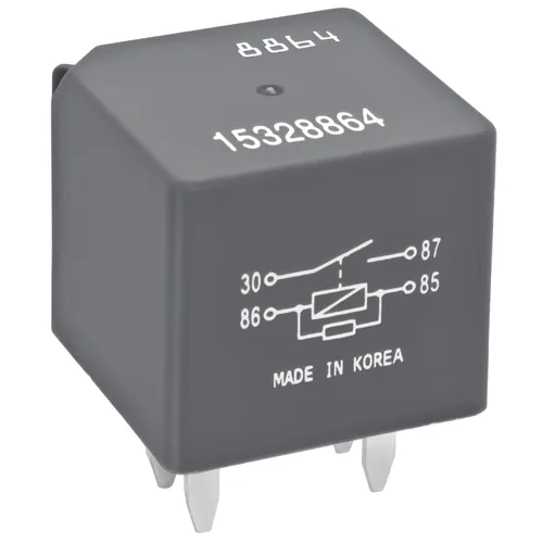 Relé 15328864 D1741C, 4 pines 12V 40A SPDT Control del compresor A/C Fusible Relé de arranque 12193604 13503102 Reemplazo - Compatible para Chevy