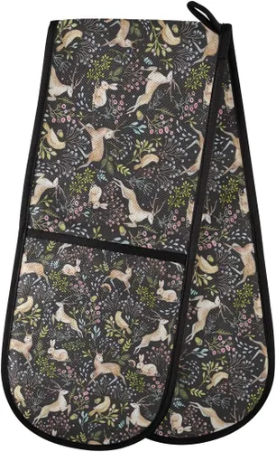 Miniatura 35 de ZZXXB Spring Bird - Guantes de cocina dobles con diseño floral de mariposa, resistentes al calor, antideslizantes, extra largos de 7 x 35 pulgadas