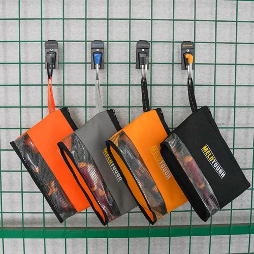 Miniatura 8 de MELOTOUGH Bolsas de herramientas con bolsa de herramientas pequeña con cremallera, bolsa de herramientas de 12 pulgadas, organizador multiusos