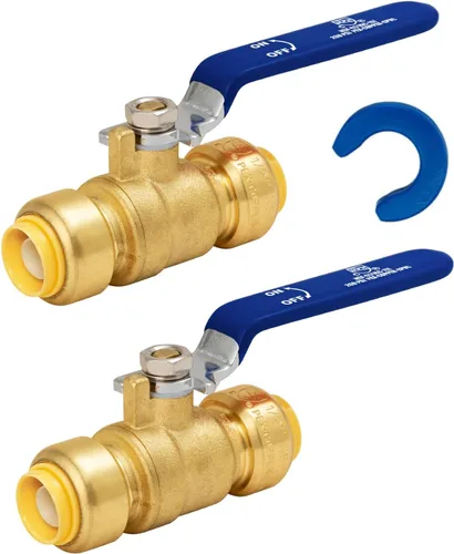 Miniatura 18 de Válvula de cierre de bola de 1 pulgada, Válvula de bola de 1 pulgada SUNGATOR, Accesorios de cierre de agua de conexión por presión, Accesorios