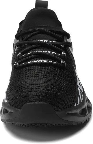 Miniatura 4 de KCVTD Zapatos de punta de acero para hombres, zapatos de trabajo de seguridad para mujer, zapatos de acero indestructibles, a prueba de pinchazos