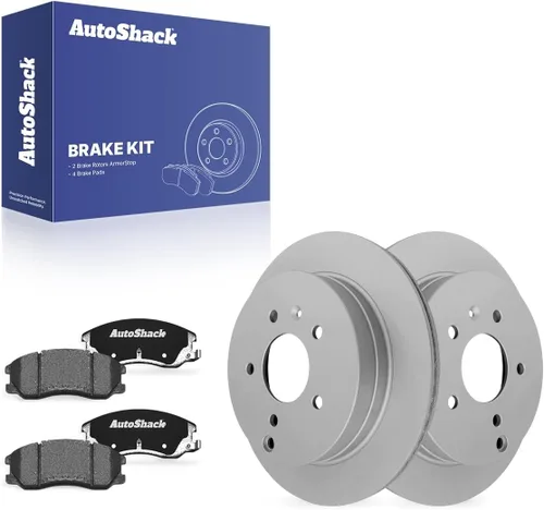 AutoShack Rotores de freno traseros de cerámica | Reemplazo para Pontiac Torrent Suzuki XL-7 Chevrolet Captiva Sport 2007-2009 Equinox 2008-2010