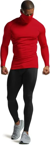 Miniatura 8 de ATHLIO 2 or 3 Pack Men's Thermal Long Sleeve Compression Shirts, TurtleMock Winter Sports Base Layer, Active Running Shirt