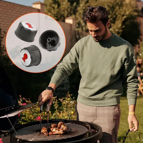 Miniatura 7 de PalpitateC Pomos para quemador de parrilla de gas 69893 compatibles con Weber Spirit serie 200 y 300 (con controles delanteros superiores) años 2013