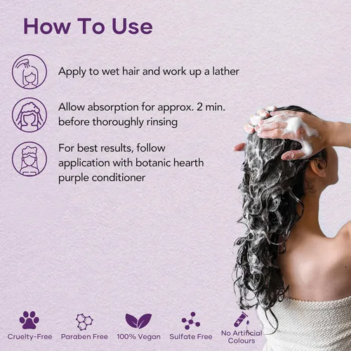 Miniatura 6 de Botanic Hearth Champú morado de 16 onzas líquidas Para todos los tonos de cabello rubio, plateado y gris Con aceite de lavanda, vitamina E