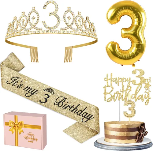 Miniatura 28 de Decoraciones doradas de 70 cumpleaños para mujer con banda y tiara de cumpleaños 70, adorno para pastel y velas, globos de números, regalos de 70