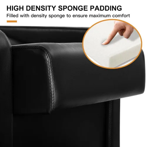 Miniatura 7 de Artist hand Sillón de lavabo con pedal de pie, reposacabezas para spa, salón de belleza