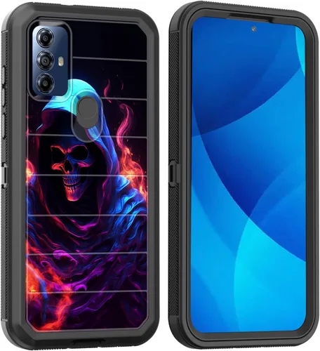 Miniatura 13 de Funda para Moto G Play 4G 2024, cuerpo completo, protección contra caídas, resistente, 3 capas, militar, resistente, duradera, para Motorola Moto G