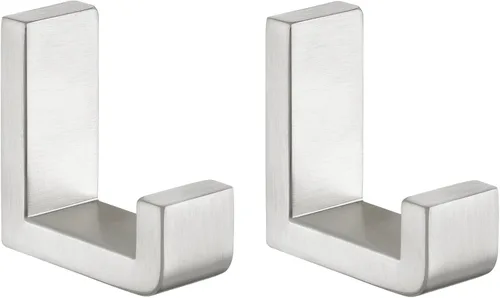 Miniatura 17 de Gancho Simple de Ángulo para Toalla Negro Mate 2 Pack, Gancho para Abrigo de Baño de Acero Inoxidable 304 para Pared
