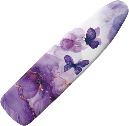 Miniatura 12 de Funda para tabla de planchar con estampado de rosas vintage con gancho y bucle, sujetadores ajustables, fundas protectoras para tabla de planchar