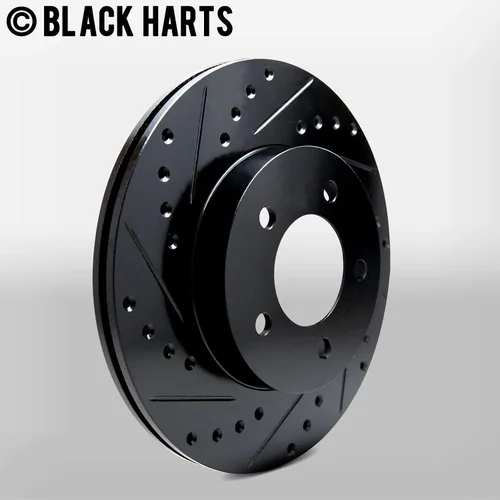 Miniatura 7 de Hart Brakes Kit de frenos y rotores traseros delanteros Pastillas de freno delanteras y traseras Rotores y pastillas de freno Pastillas