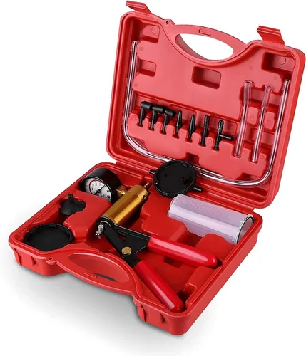 Miniatura 2 de GOTOTOP Kit de probador de bomba de vacío de mano, probador de bomba de vacío, juego de purga de frenos, herramienta probador de bomba de presión