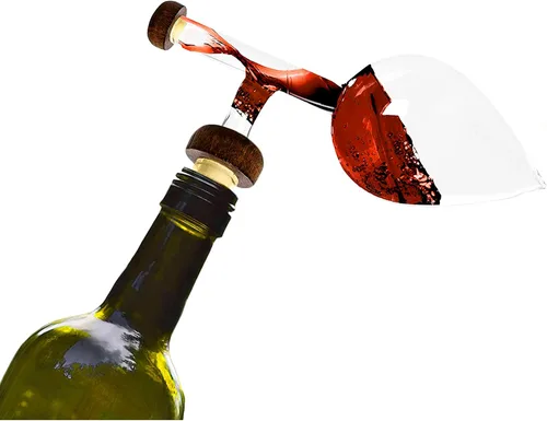 Miniatura 2 de Areadivino Aireador de Vino Italiano, Decantador Aireador, Aireadores en Botella para Vino Tinto y Blanco, Mejora el Sabor de Tus Vinos, Diseño