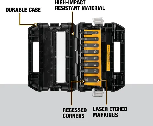Miniatura 3 de DEWALT DW22838, juego de llaves IMPACT READY, 3/8 de pulgada, 10
