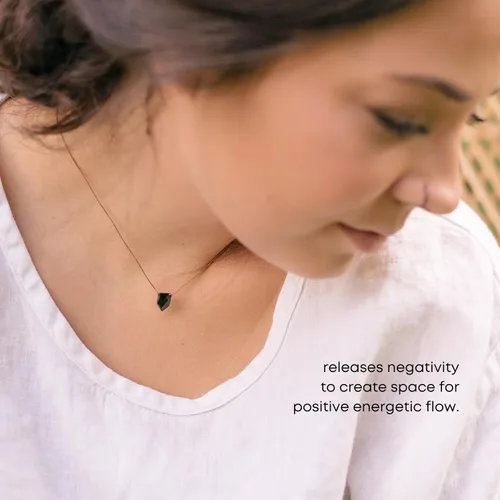 Miniatura 3 de SoulKu Empowering Necklace, Empowering Jewelry With Healing Crystal, Inspirational Necklace For Strong Women, Mom & Sister, 16" Cord with 2