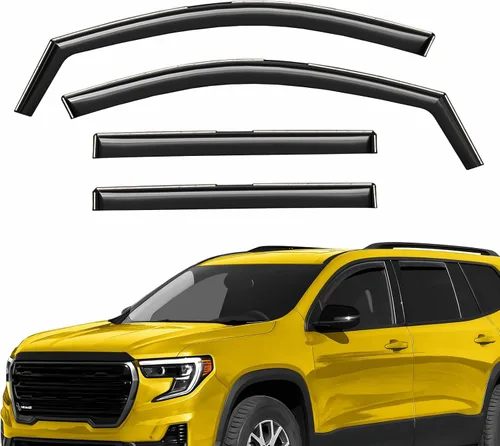 Miniatura 20 de Deflectores de ventana extra duraderos en el canal, protectores de lluvia aptos para Lexus GX 2010-2023, viseras solares, ventilación de viento