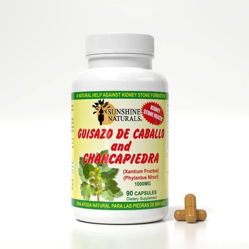 Miniatura 4 de Sunshine Naturals Chanca Piedra con Guisazo de Caballo, Hierba Tradicional Rompe Piedras, Suplemento de Apoyo para el Riñón y el Tracto Urinario