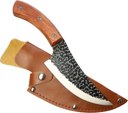 Cuchillo vikingo cuchillos para carniceria Cuchillo de chef Cuchillo de carnicero Cuchillo de carnicero Cuchillos forjados Cuchillo de bolsillo