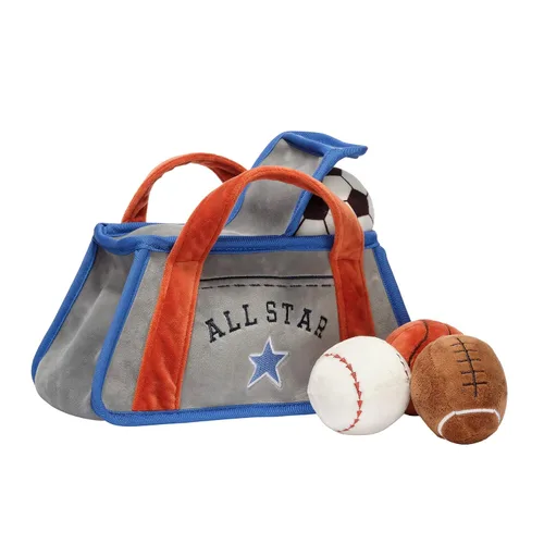 Miniatura 6 de Lambs & Ivy Baby Sports - Juego de juguetes de peluche interactivos - Fútbol/Baloncesto/Béisbol