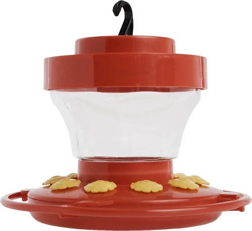 Miniatura 2 de First Nature 993091-546 Alimentador de flores para colibríes, 16 onzas, rojo