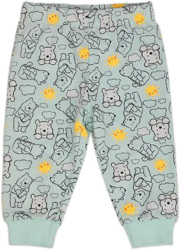 Miniatura 6 de Disney Winnie The Pooh - Conjunto de body para niño, pantalón deportivo y babero para recién nacidos, azulblanco