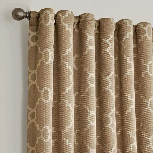 ECLIPSE Correll Thermalayer - Cortina opaca para ventana, color gris pardo, 52 x 63 pulgadas, 63 pulgadas