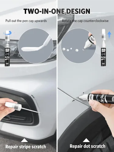 Miniatura 5 de Pintura de retoque para automóviles, pintura de retoque automotriz 2 en 1, reparación de arañazos de pintura de automóvil, fijación rápida precisa