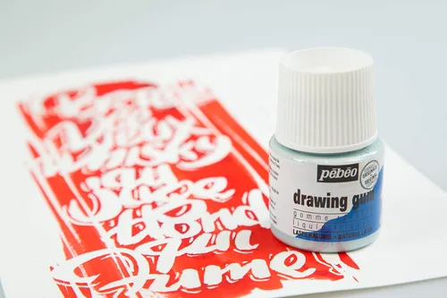 Miniatura 6 de Pebeo Líquido de Enmascaramiento de Látex Fácil de Despegar - Goma de Dibujo - Se seca rápidamente - Para tinta - Acuarela - Pintura Gouache e