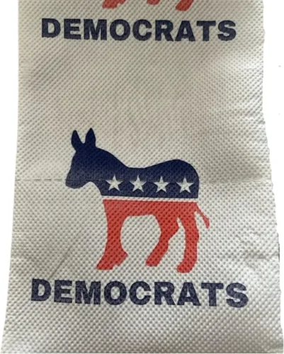 Miniatura 3 de Pesky Patriot Rollos de papel higiénico del partido antidemócrata, paquete de 2 unidades, divertido regalo de burro demócrata impreso