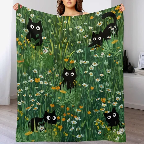 Miniatura 11 de Manta alemana de pelo corto para adolescentes y adultos, manta de franela suave y cálida para sofá, cama, camping, viajes, decoración del hogar, 50