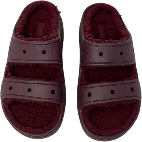 Miniatura 3 de Crocs Unisex Adulto 207446-6Wd Classic Cozzzy Sandalia Dkc, Cerezo oscuro