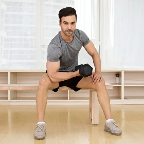 Miniatura 5 de JFIT Rubber Hex Dumbbell