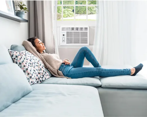 Miniatura 3 de Energy Star 6,000 BTU - Aire acondicionado para ventana con mando a distancia LCD Follow Me