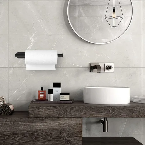 Miniatura 9 de Portarrollos de Papel para Cocina, Toallas de Papel a Granel - Autoadhesivos para Debajo del Gabinete, Ambos Disponibles en Adhesivo y Tornillos