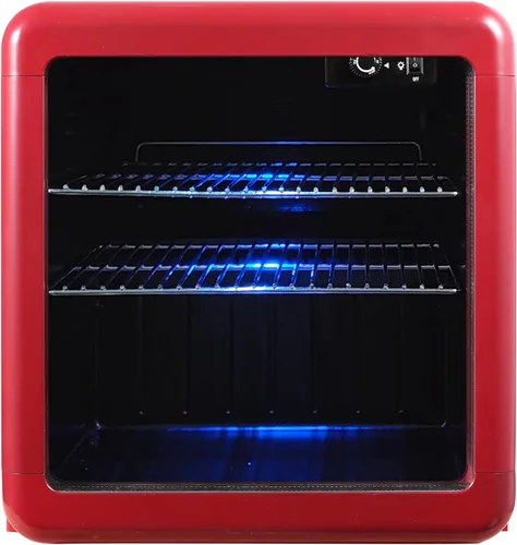 Magic Chef MCB17CHR - Enfriador de bebidas, color rojo