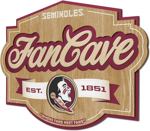 Miniatura 24 de YouTheFan - Letrero de cueva para fanáticos de la NCAA