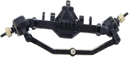 Miniatura 2 de 1/18 RC Juego de ensamblaje de eje delantero trasero de latón para Traxxas TRX4M 1/18 RC Crawler (1set)