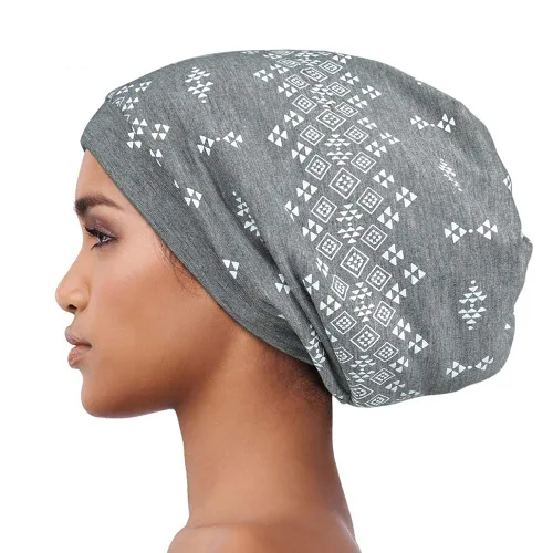 Miniatura 19 de Alnorm - Gorro con forro de satén y suave banda elástica para hombres y mujeres, talla única Se ajusta a la mayoría
