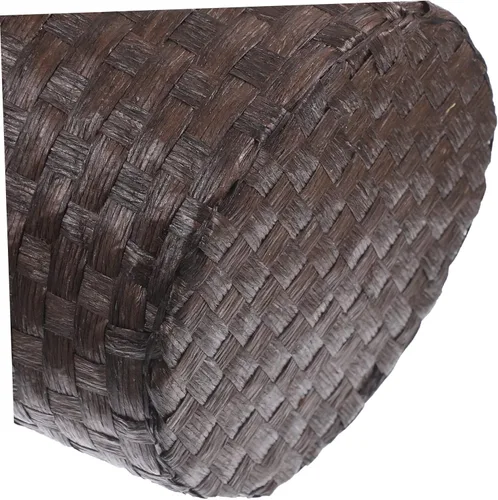 Miniatura 6 de LIFKOME Cubo de almacenamiento de paja Papelera portátil Papelera de escritorio Cestas de almacenamiento decorativas Cesta decorativa Papelera