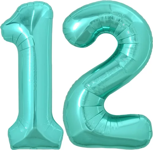 Miniatura 167 de TONIFUL 40 Inch Pastel Blue Number 8 Foil Balloons Large Mylar Foil Digital 8 Balloons for 8th Birthday, Gender Neutral Party, Baby Shower, Oro rosa