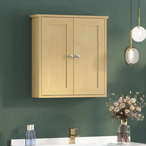 Miniatura 8 de Armario de pared de baño negro, botiquín sobre inodoro, armario de baño montado en pared con estantes, botiquín de montaje en superficie